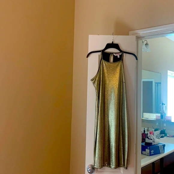 green emerald velvet dress Monroe Strapless Gown w/ Side Sash- Gold 14 main image 0
